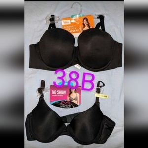 2 bras 38B both NEW! SOLD AS SET